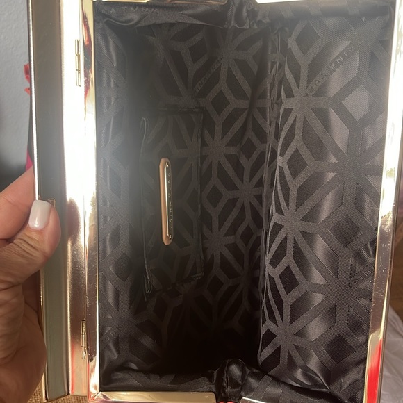 Beautiful coral Trina Turk clutch. - Picture 6 of 8